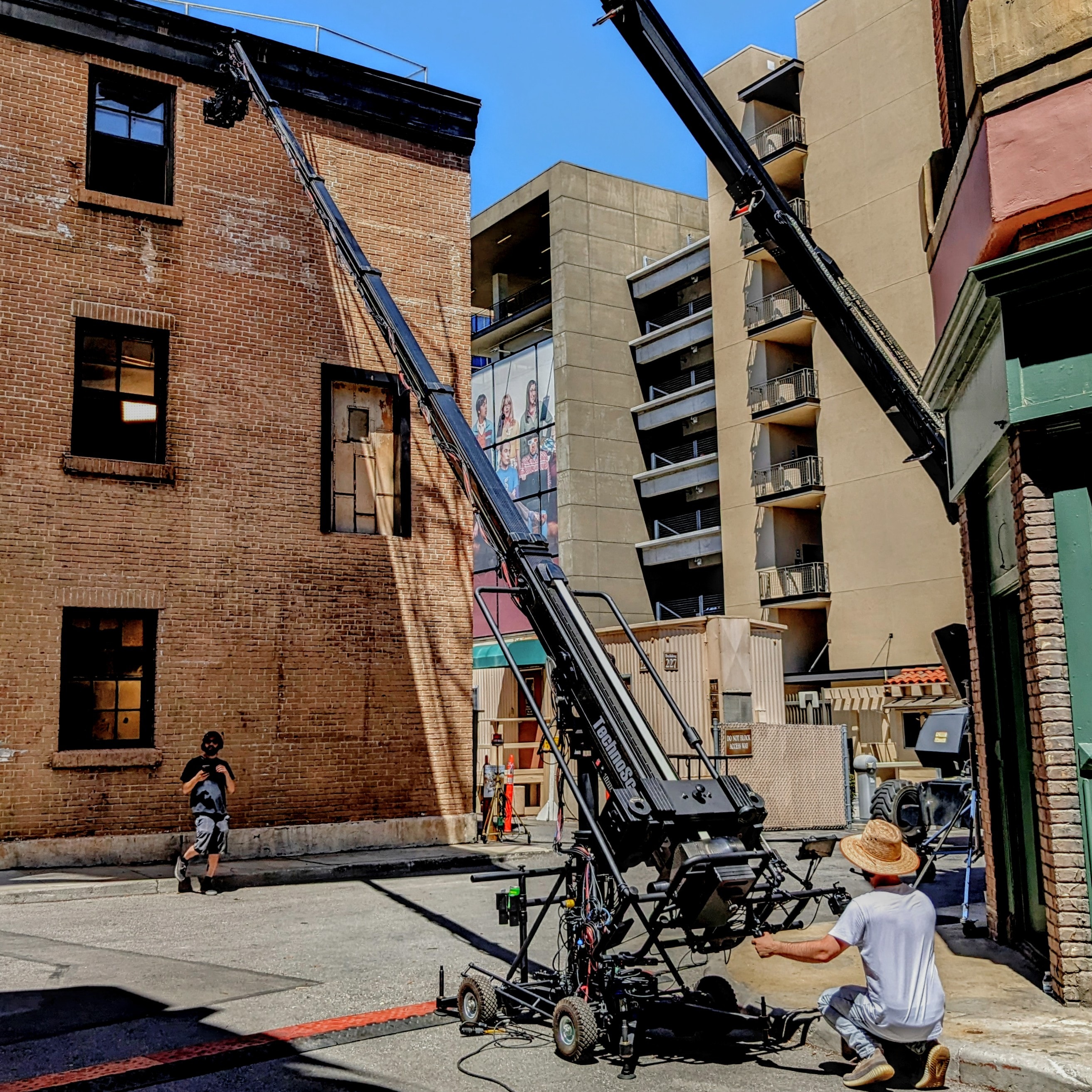 Specialty Motion crew on set